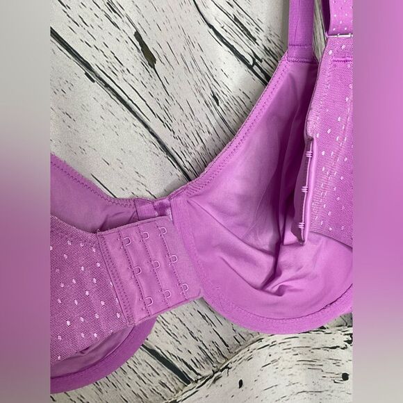 Wacoal Back Appeal Underwire Bra Lavender 38C - Picture 6 of 8